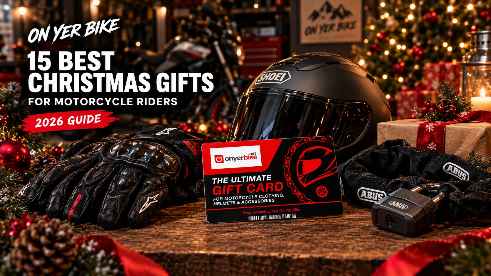 15 Best Christmas Gifts for Motorcycle Riders (2026 Guide)