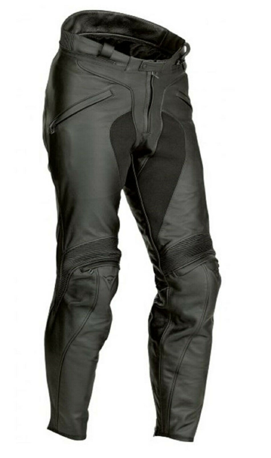 Moto trousers Leather Dainese Model Alien Black For Sale Online   Outletmotoeu