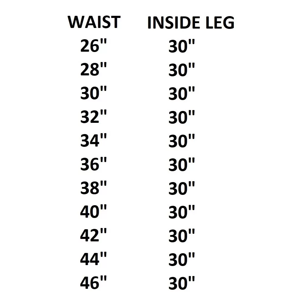 Sizing Information