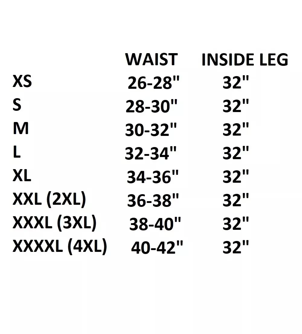 Sizing Information