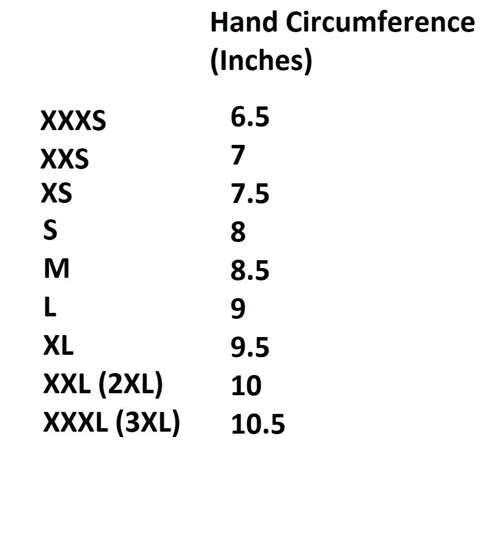 Sizing Information