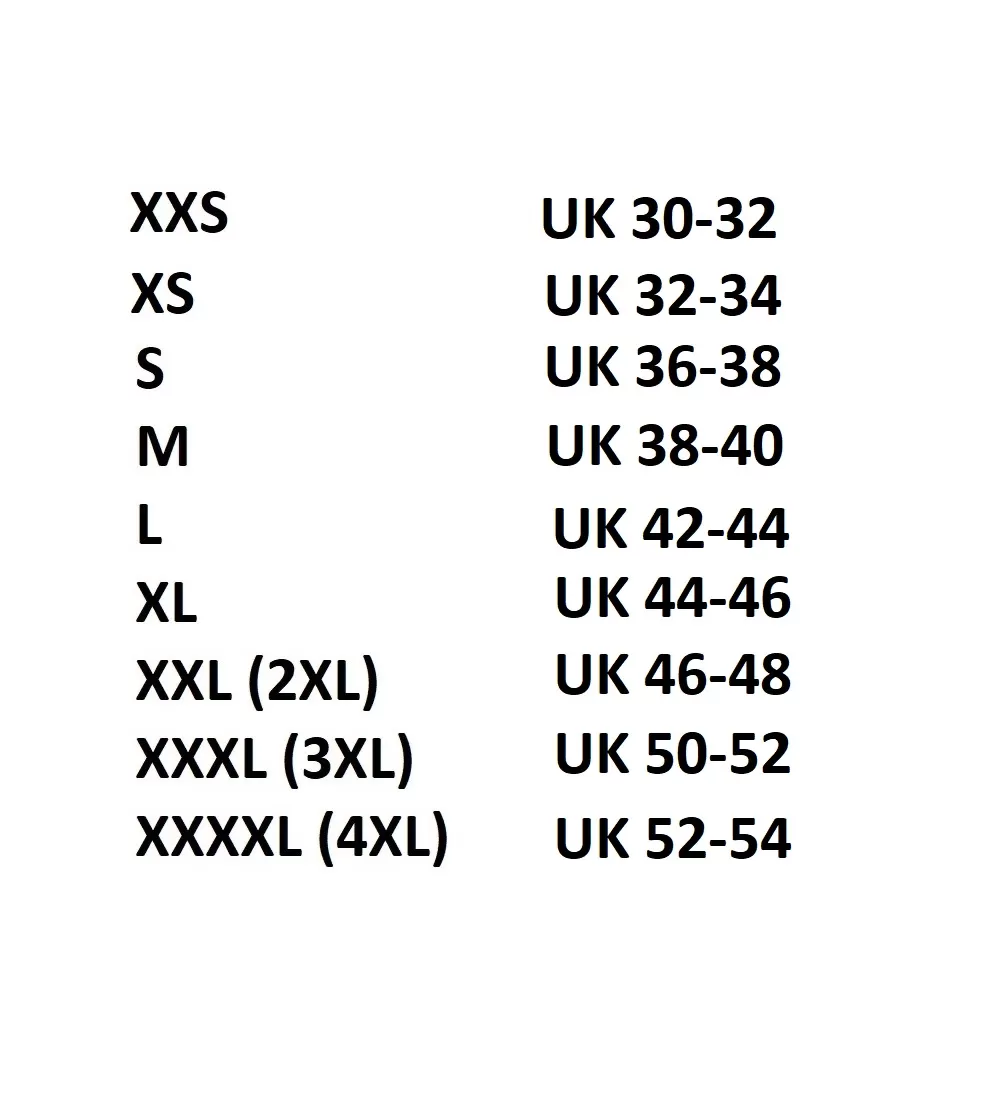 Sizing Information