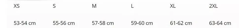 Sizing Information