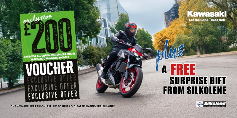 Kawasaki Offer on 500cc models