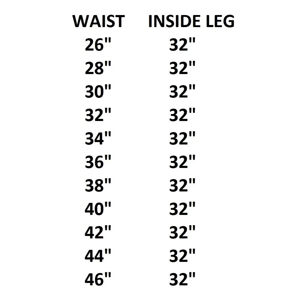 Sizing Information