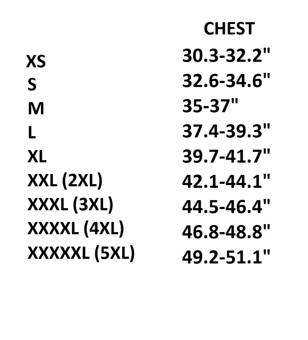 Sizing Information